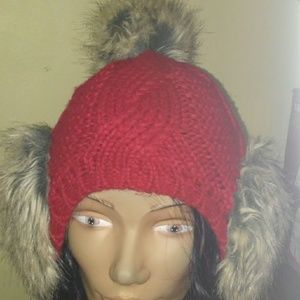 Women's Red Winter Hat